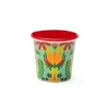 Set 6 bicchierini, stile messico floreale, porcellana, 90 ml