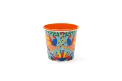 Set 6 bicchierini, stile messico floreale, porcellana, 90 ml