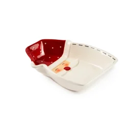 Set 4 ciotole, babbo natale, ceramica