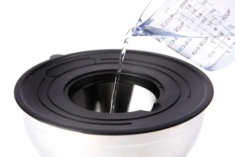Set ciotole multiuso, con coperchio, acciaio inox, 3 pezzi