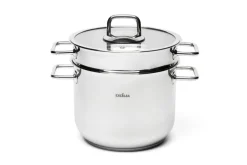 Set di pentole, 10 pezzi, acciaio inox
