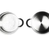 Set di pentole, 7 pezzi, acciaio inox