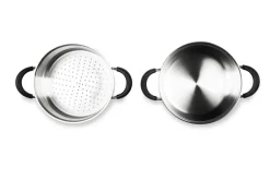 Set di pentole, 7 pezzi, acciaio inox
