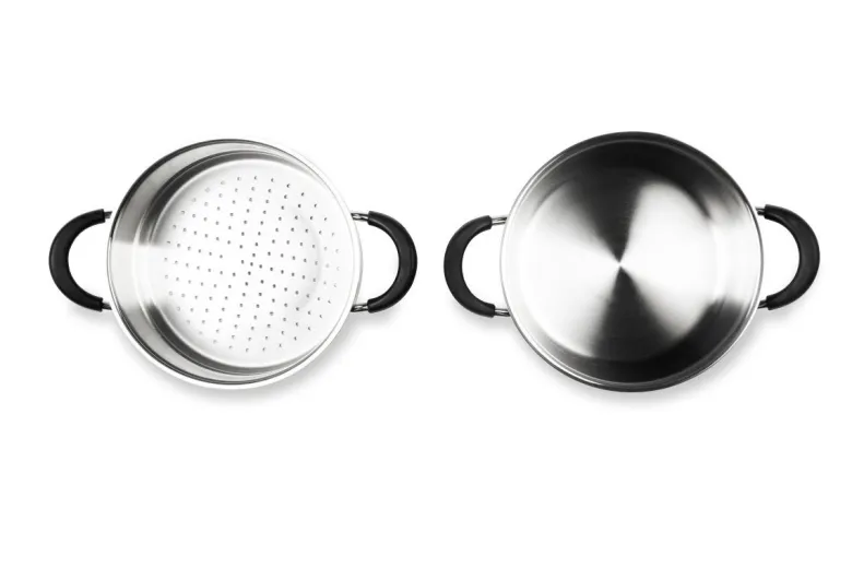 Set di pentole, 7 pezzi, acciaio inox