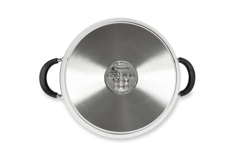 Set di pentole, 7 pezzi, acciaio inox