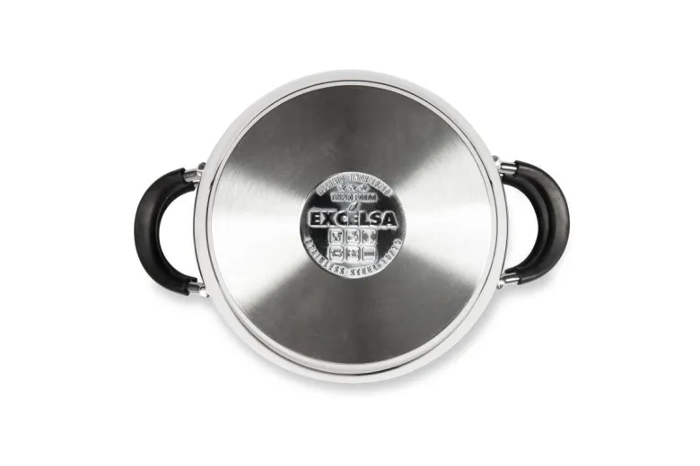 Set di pentole, 7 pezzi, acciaio inox