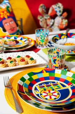 Set di posate, 24 pezzi, argentato, finitura martellinata