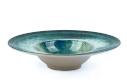 Set pasta bowl, effetto reattivo, ceramica, 6 pezzi