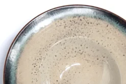 Set pasta bowl, effetto reattivo, ceramica, 6 pezzi