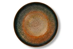 Set pasta bowl, effetto reattivo, ceramica, 6 pezzi