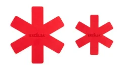 Set pentole, 5 pezzi con salvapadella, rosso