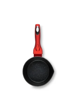 Set pentole, 5 pezzi con salvapadella, rosso