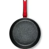 Set pentole, 4 pezzi, con salvapadella, rosso