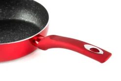Set pentole, 4 pezzi, con salvapadella, rosso