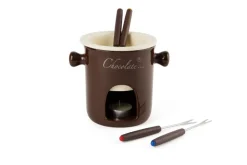 Set per fonduta, 7 pezzi in ceramica