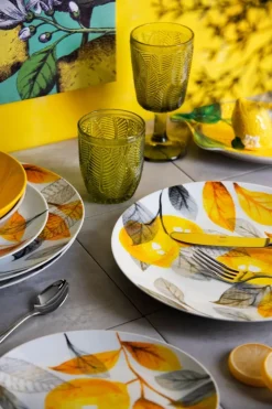 Set sale/pepe, 2 pezzi, limoni, ceramica