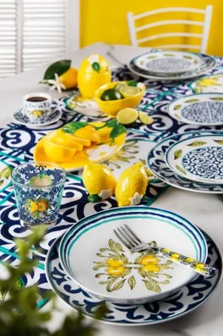 Set sale/pepe, 2 pezzi, limoni, ceramica