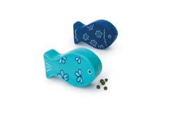 Set sale/pepe, 2 pezzi, pesci, ceramica