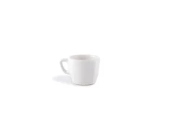 Set 6 tazzine, bianco, ceramica, 70 ml
