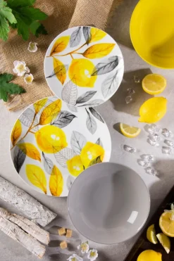 Set 6 tazzine con piattino, con fiori, porcellana, 90 ml