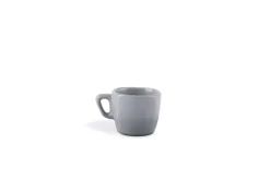 Set 6 tazzine, grigio, ceramica, 70 ml