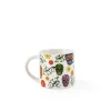 Set 4 tazzine, multicolore, porcellana, 100 ml