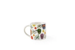 Set 4 tazzine, multicolore, porcellana, 100 ml