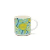 Set 6 tazzine, multicolore, porcellana, 100 ml
