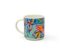 Set 6 tazzine, multicolore, porcellana, 100 ml