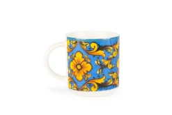 Set 6 tazzine, multicolore, porcellana, 100 ml