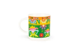 Set 6 tazzine, multicolore, porcellana, 100 ml