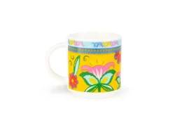 Set 6 tazzine, multicolore, porcellana, 100 ml
