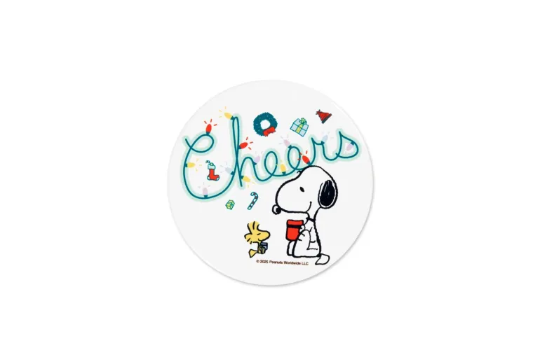 Sottobicchieri, peanuts shiny & bright, natalizi