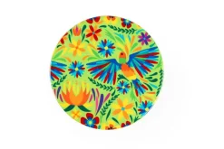 Sottobicchieri, 6 pezzi, ceramica, stile fiori messicani