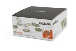 Sottobicchieri, 6 pezzi, ceramica, foglie e felci