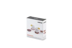 Sottobicchieri, 4 pezzi, ceramica, natalizi