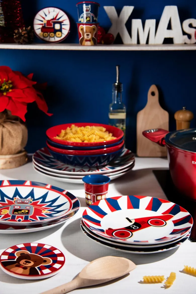 Sottobicchieri, 4 pezzi, ceramica, natalizi