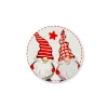 Sottobicchieri, 6 pezzi, ceramica, natalizi