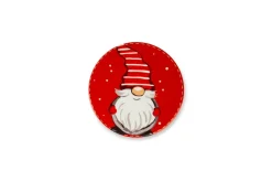 Sottobicchieri, 6 pezzi, ceramica, natalizi