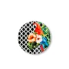 Sottobicchieri, 6 pezzi, ceramica, stile tropicale