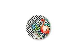 Sottobicchieri, 6 pezzi, ceramica, stile tropicale