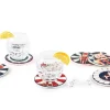 Sottobicchieri, 6 pezzi, ceramica, natalizi