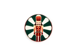 Sottobicchieri, 6 pezzi, ceramica, natalizi