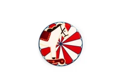 Sottobicchieri, 6 pezzi, ceramica, natalizi