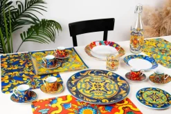 Sottopentola, 1 pezzo, ceramica, stile siciliano