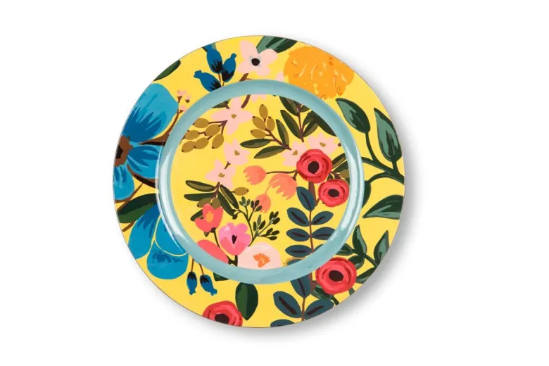 Sottopiatti, 6 pezzi, fantasia floreale, multicolore