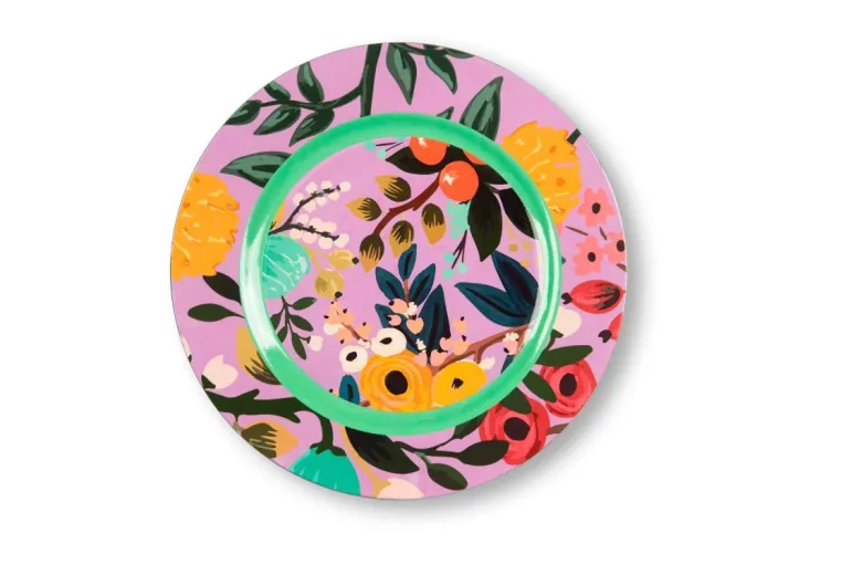 Sottopiatti, 6 pezzi, fantasia floreale, multicolore