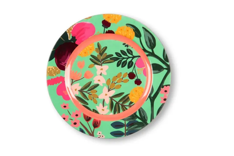 Sottopiatti, 6 pezzi, fantasia floreale, multicolore