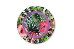 Sottopiatti, 6 pezzi, fantasia tropicale, multicolore