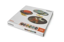Sottopiatti, 6 pezzi, stile giapponese, multicolore